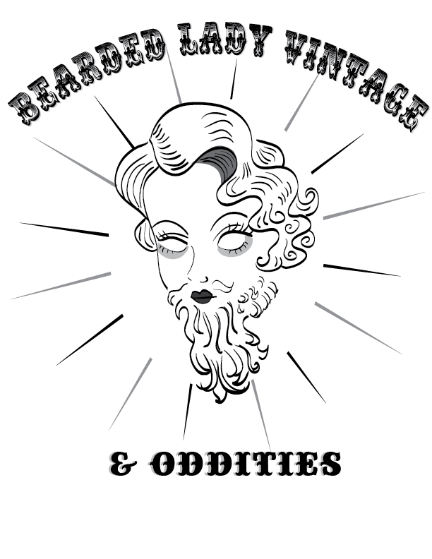 Logo Development Bearded Lady Vintage & Oddities