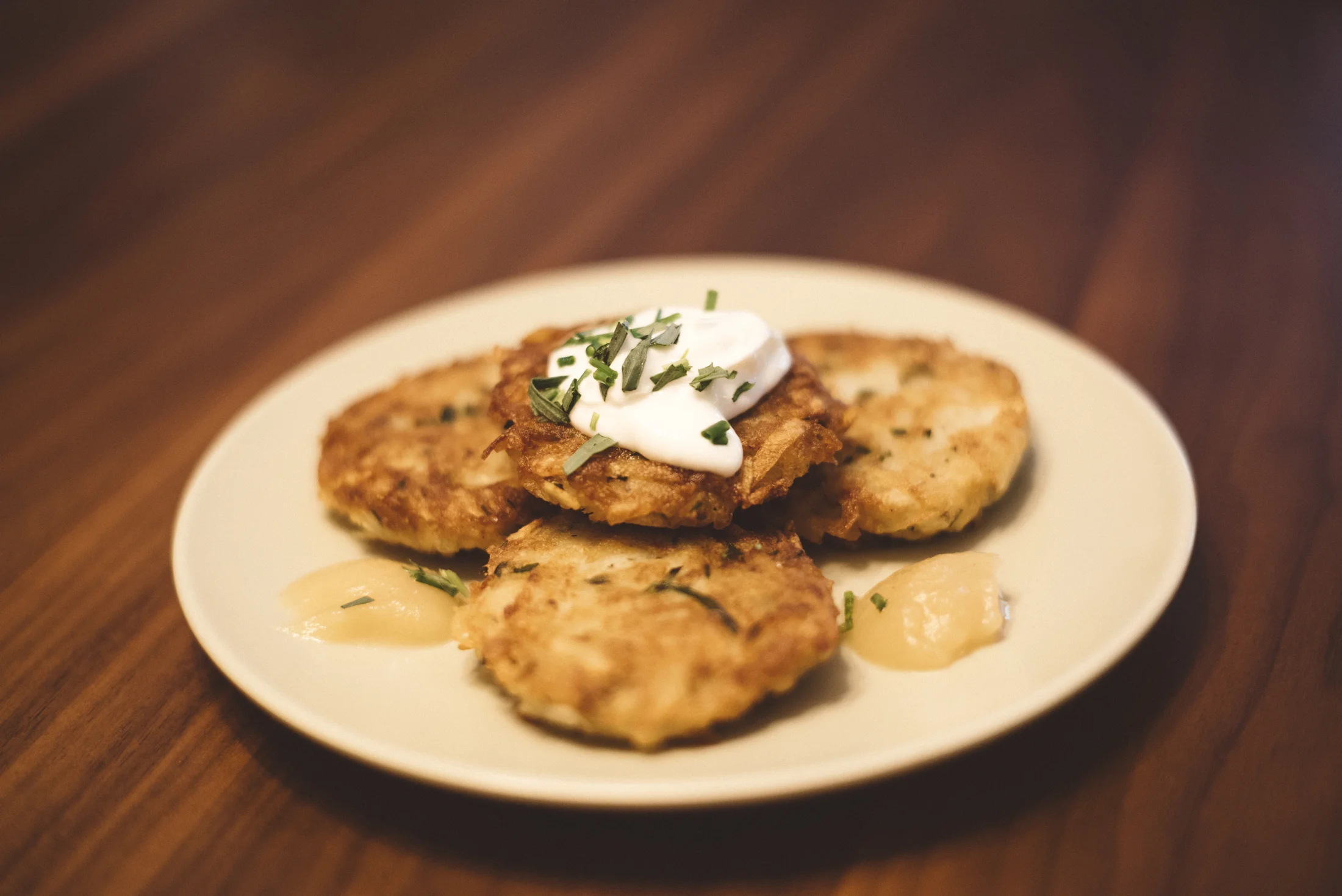 Potato Pancakes with April Snow