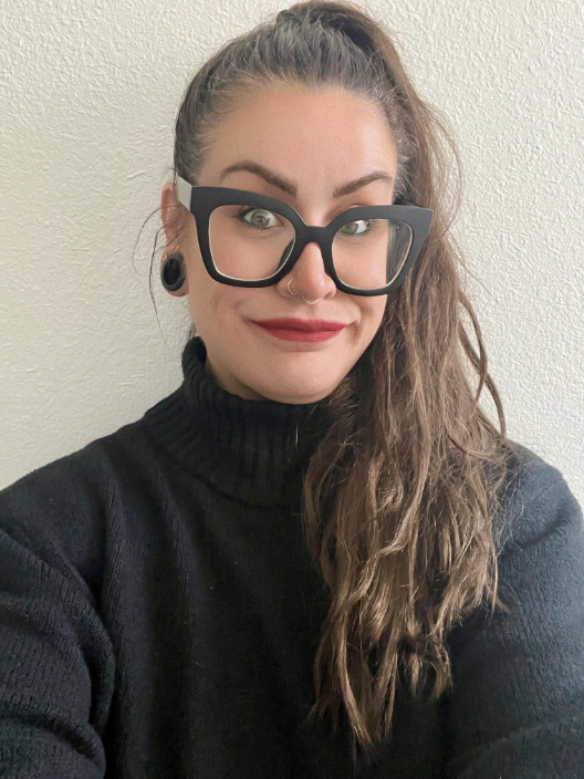 PIctured: when I put on my husband's sweater and immediately became the artist cliche I was destined to become…always thankful for big sweater hand me downs!