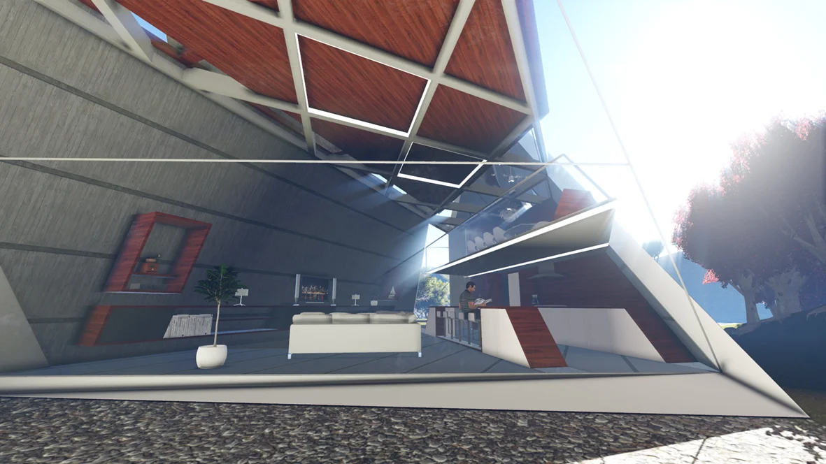 Mobius House_FORMplay Architects_Open Plan Living with Mezzanine and External Covered Deck_Iconic Design_Deconstructivist Style.jpg