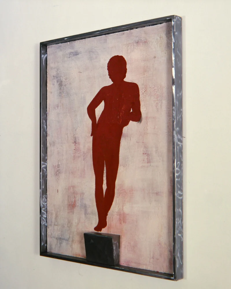 Senza titolo, 1988 Tecnica mista su tela e ferro