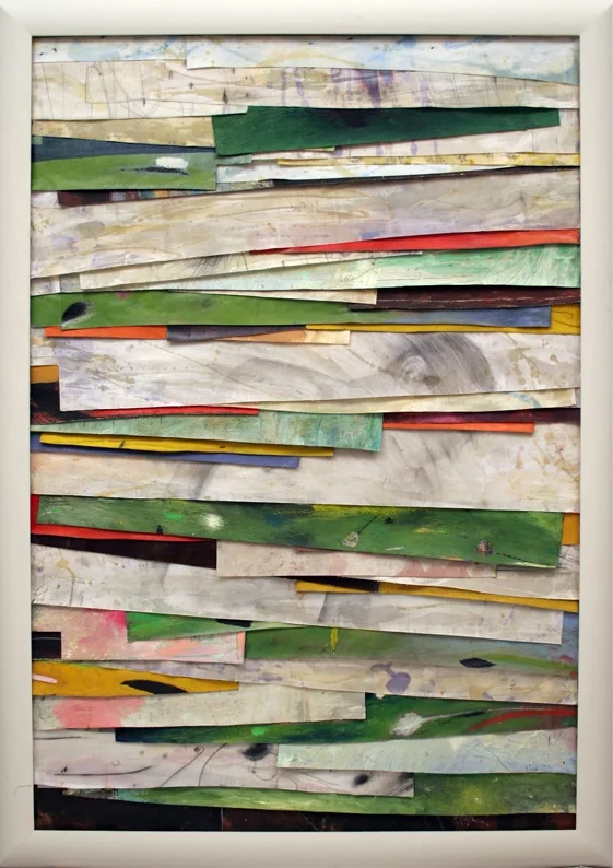 Senza titolo, 2004 Olio, grafite e cera su tela montata su legno cm.200 x 150