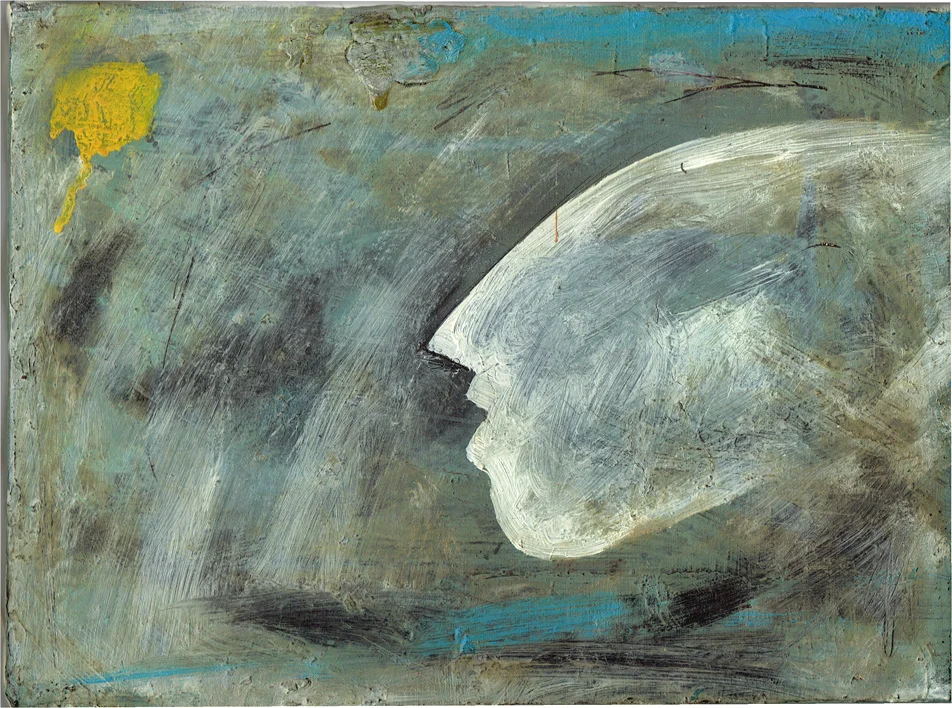 Senza titolo, 1987 Olio su tela cm 18 x 24