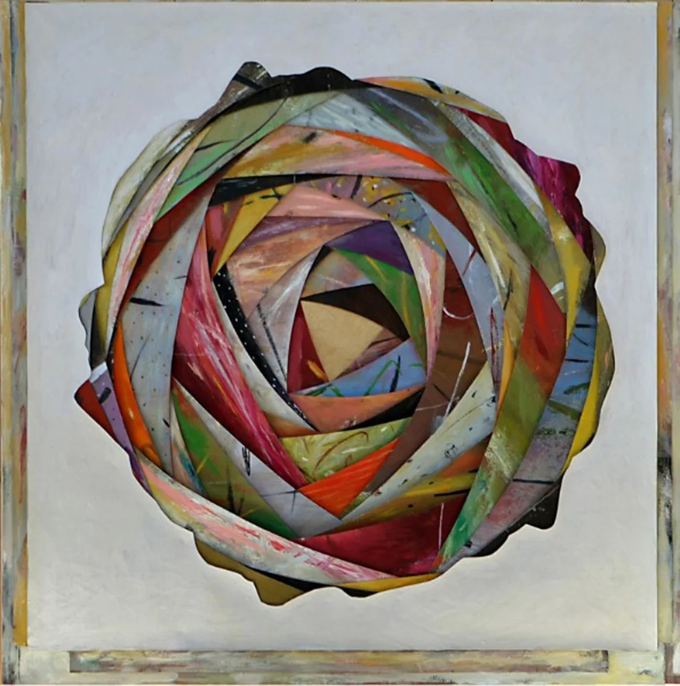 Senza titolo, 2011 Olio su tela montata su legno cm.160 x 160