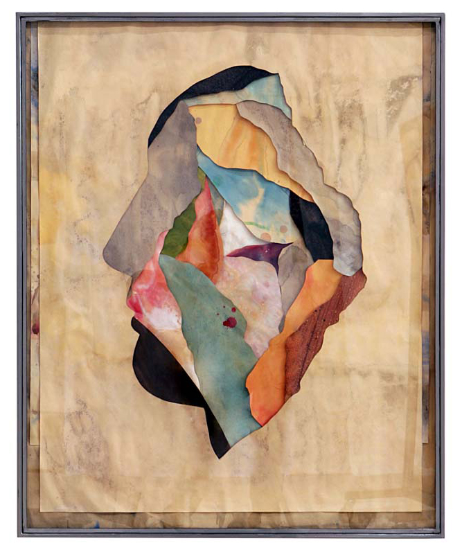 Senza titolo, 2015 Tecnica mista su carta e tela incollata su legno cm 113 x 92