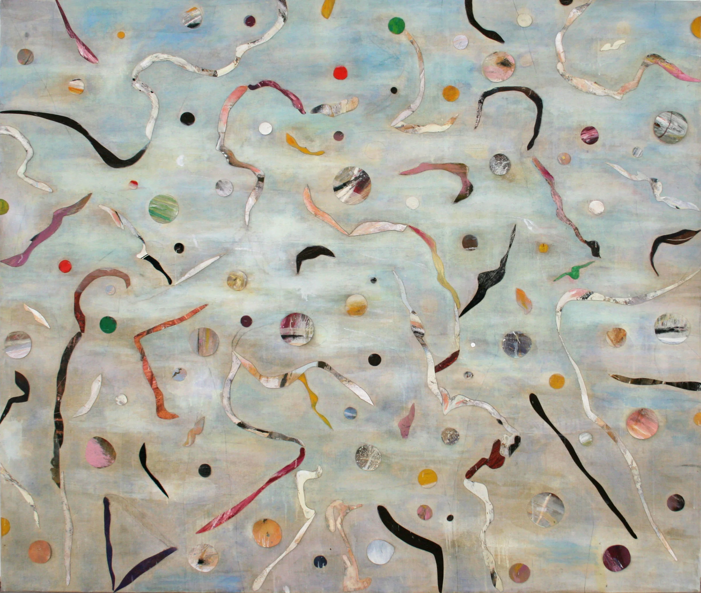 Senza titolo 2015, olio su tela su legno cm.180x210
