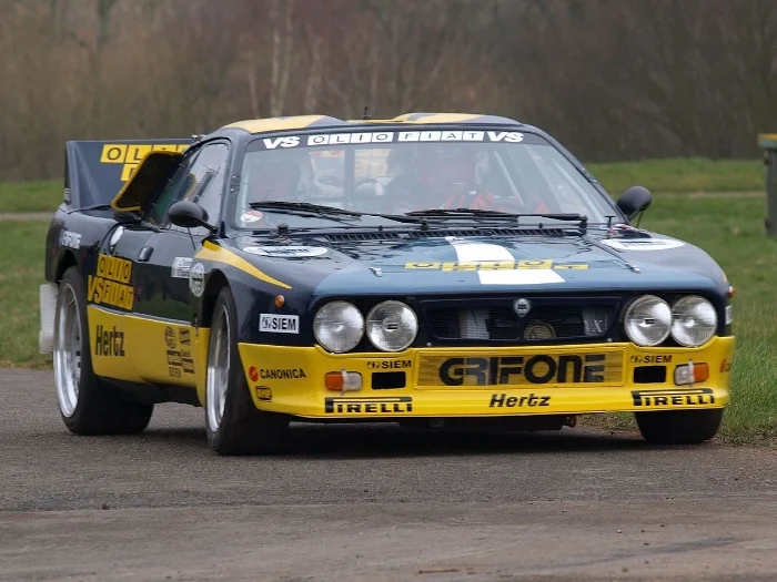….Example of a Lancia 037 Group B ..Voorbeeld van een Lancia 037 Groep B ….