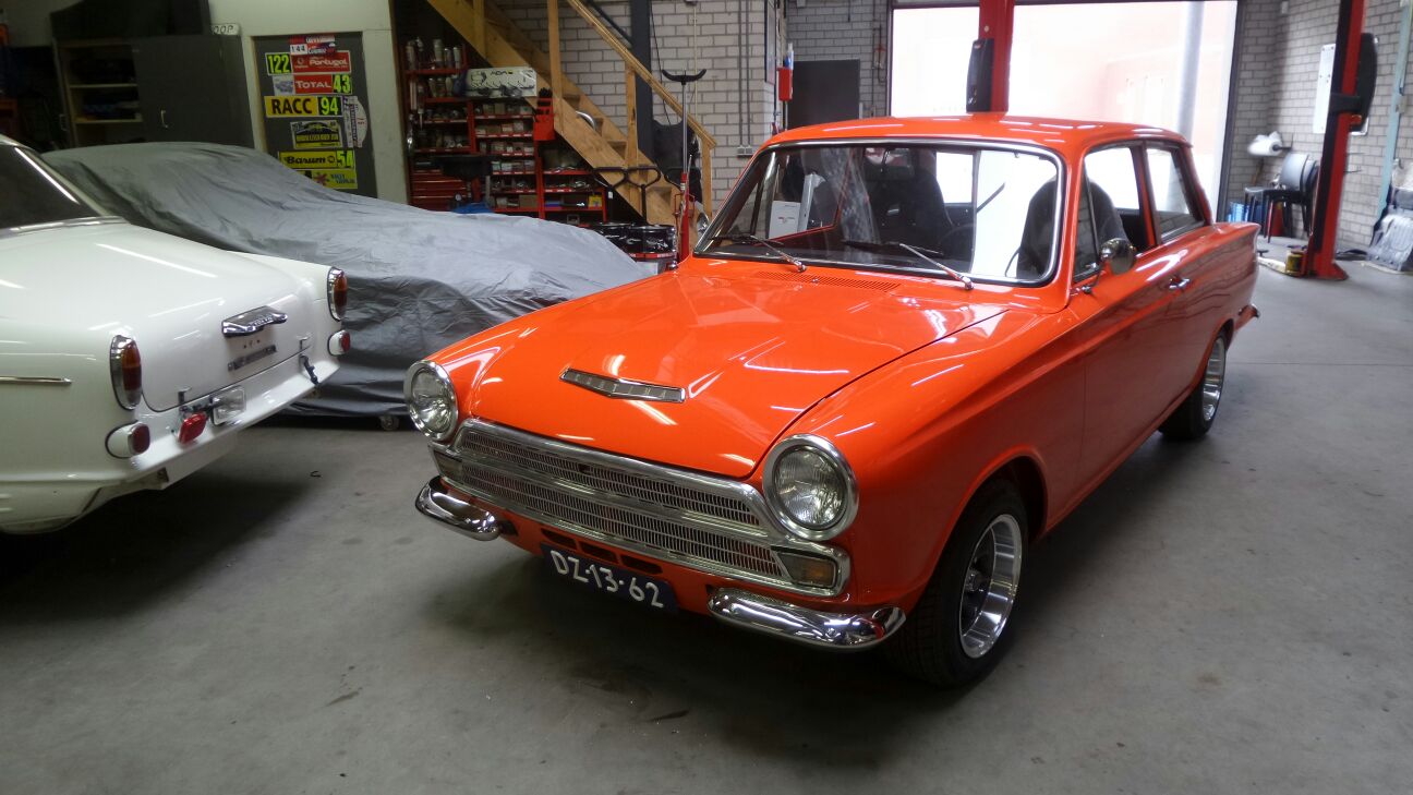 ….Ford Cortina GT, restoration, start November 2016, ready October 2017 ..Ford Cortina GT, restauratie, start november 2016, gereed oktober 2017….