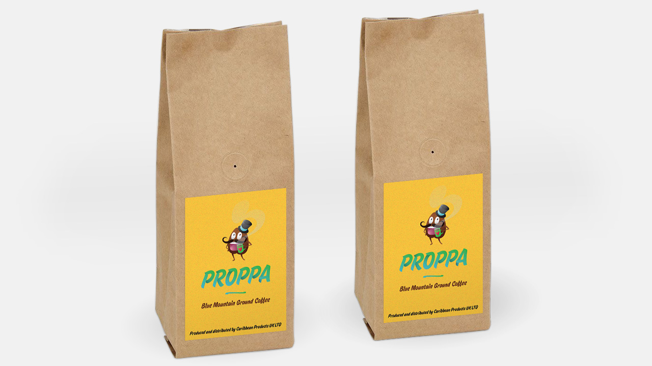 Coffee packs ready to sell