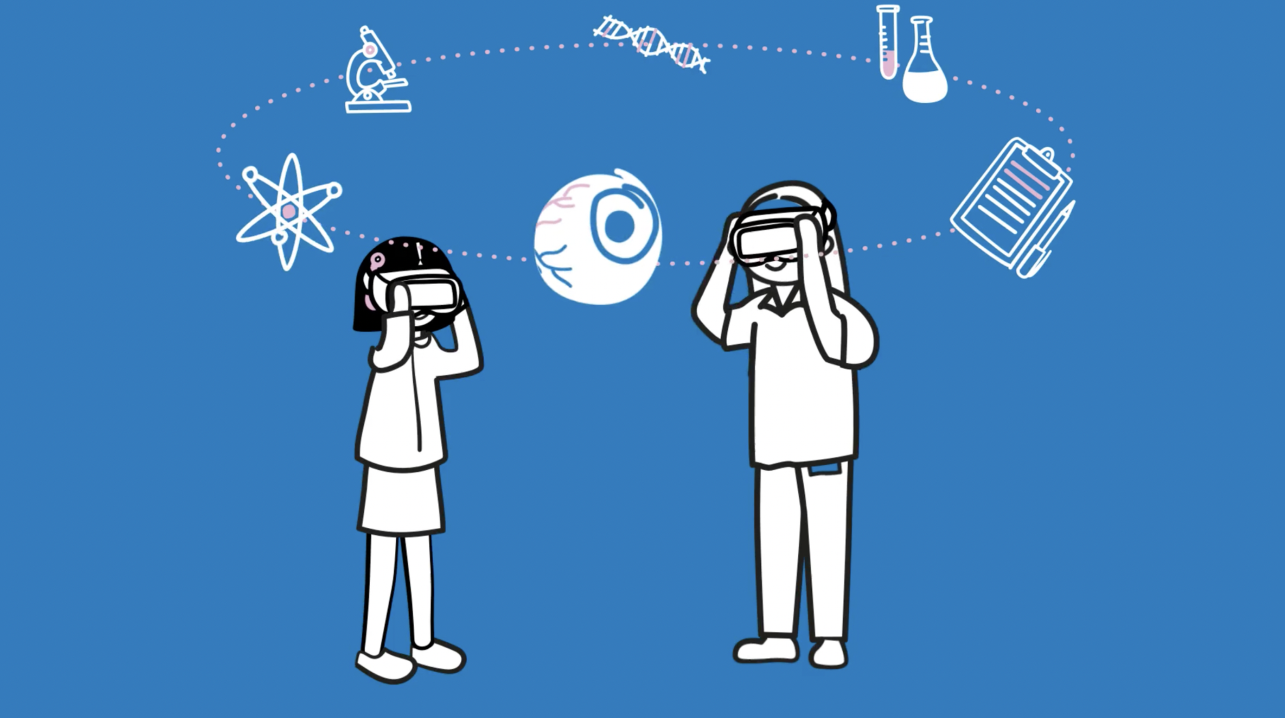 GOSH illustration representing hospital research community
