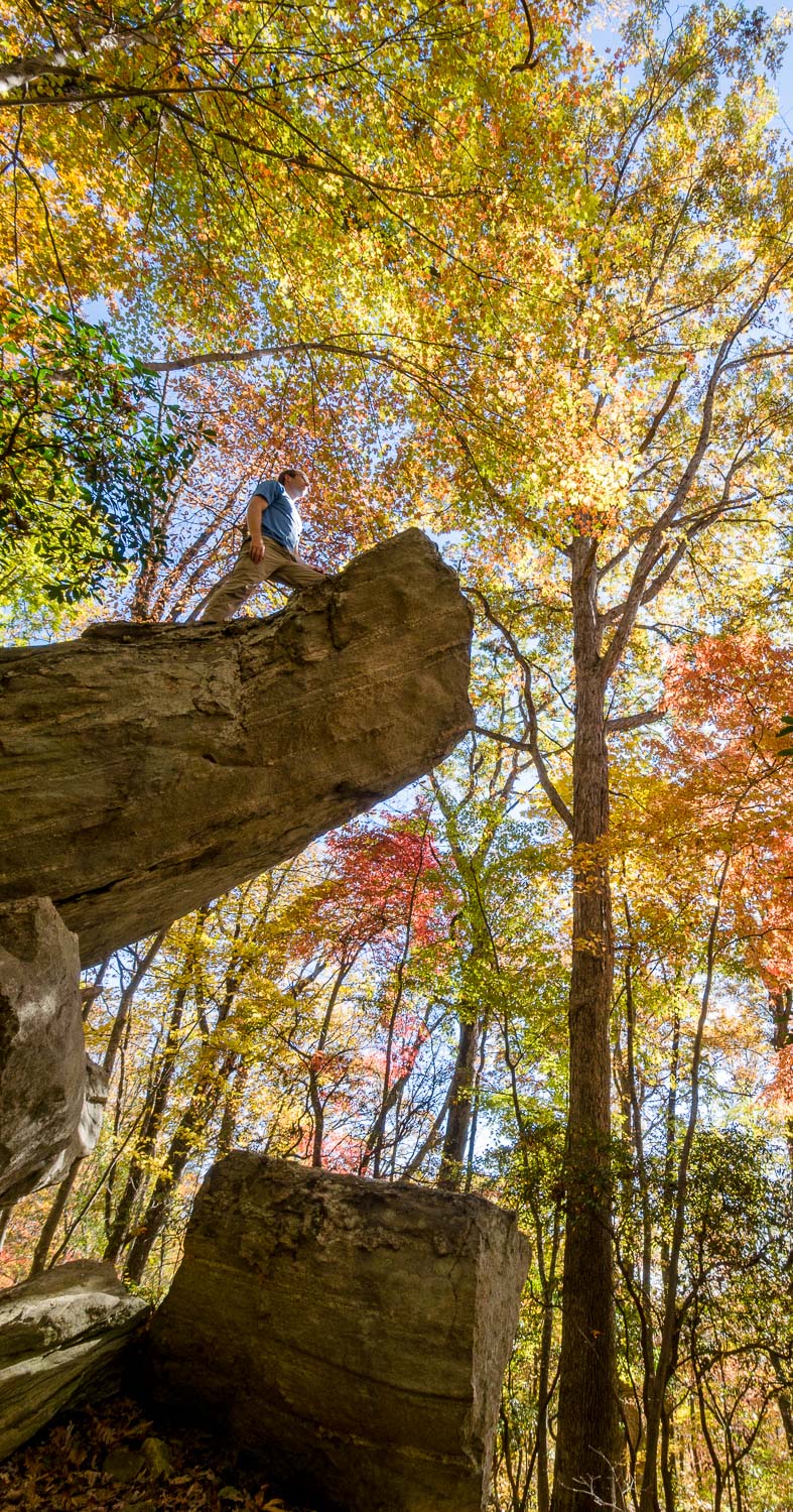 Pinnacle Mountain Trail Self Portrait