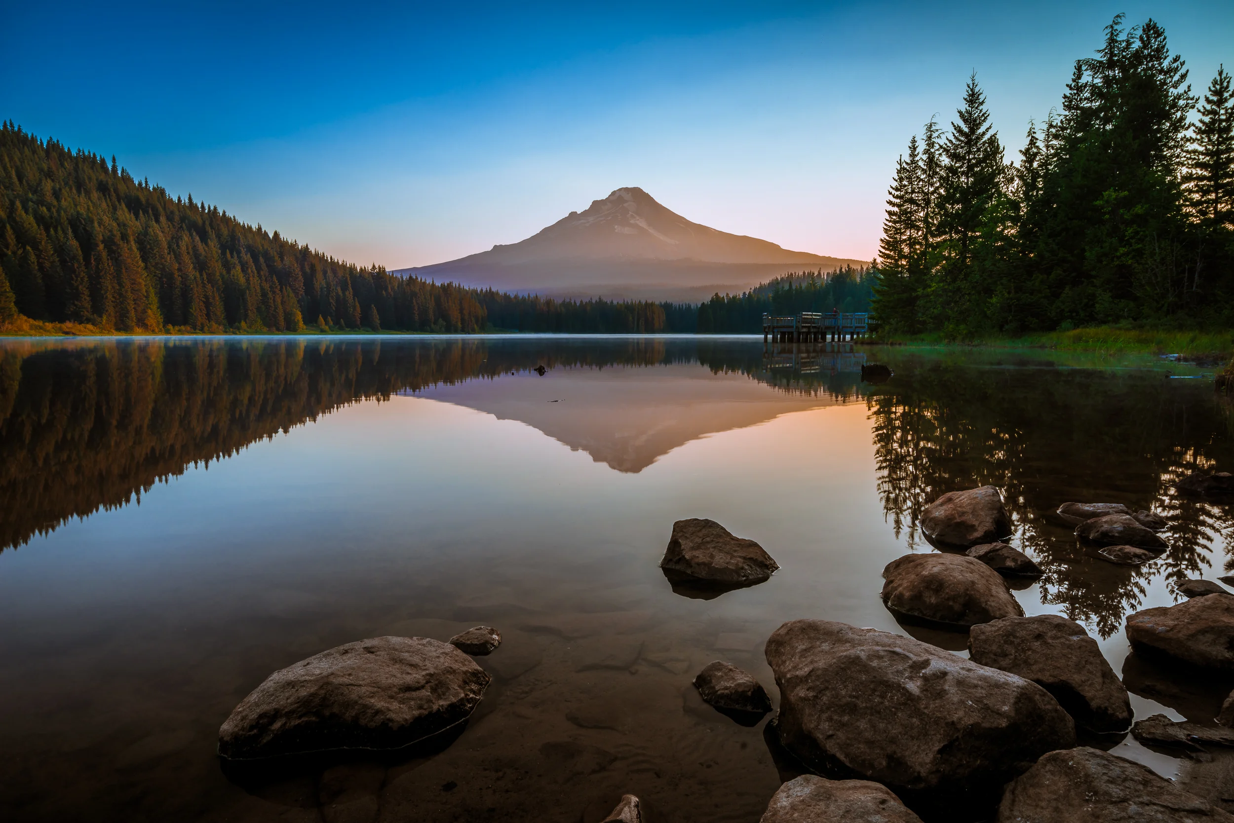 Mount Hood from Trillium Lake