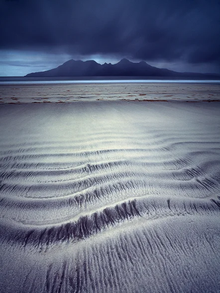 Caption: Storm On The Beach, Camera: Hasselblad H1, Lens: 35mm, Film: Fuji Velvia, ISO: 50, Aperture: f/11, Exposure: 4m16s, Filters: Lee Big Stopper, Lee ND Graduated 0.45 Hard