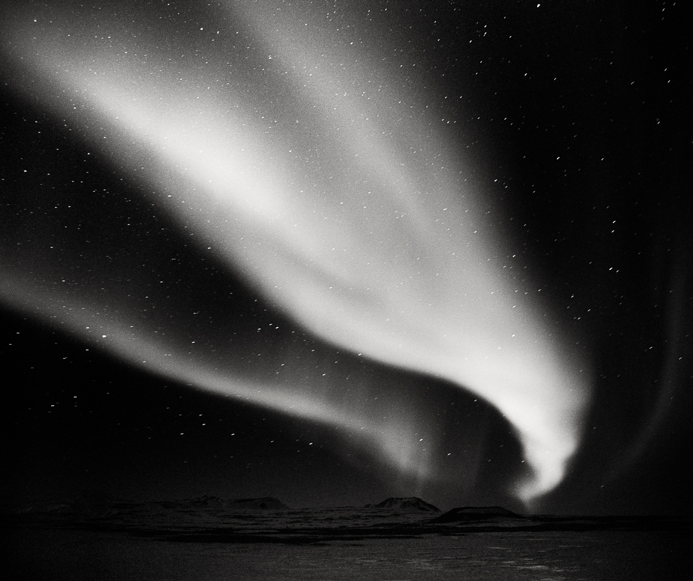Title: Swallow, Camera: Mamiya RB Pro S, Lens: Mamiya Sekor 50 mm, Film: Kodak T-Max 400 @ 1600, Exposure: 45″ , f 5.6, Namafjall, Iceland, 2012