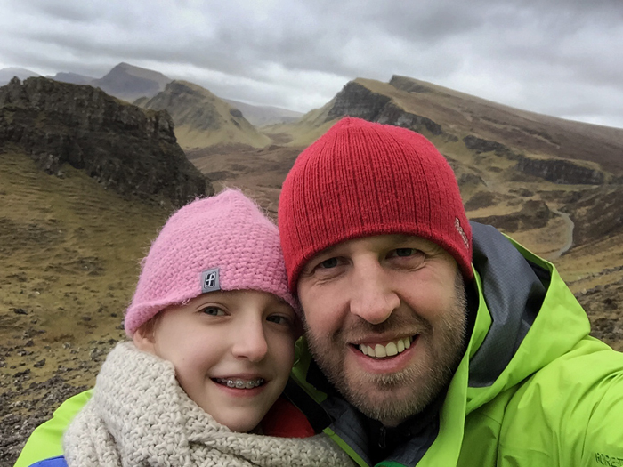 First selfie that I ever published, with my beloved daughter.