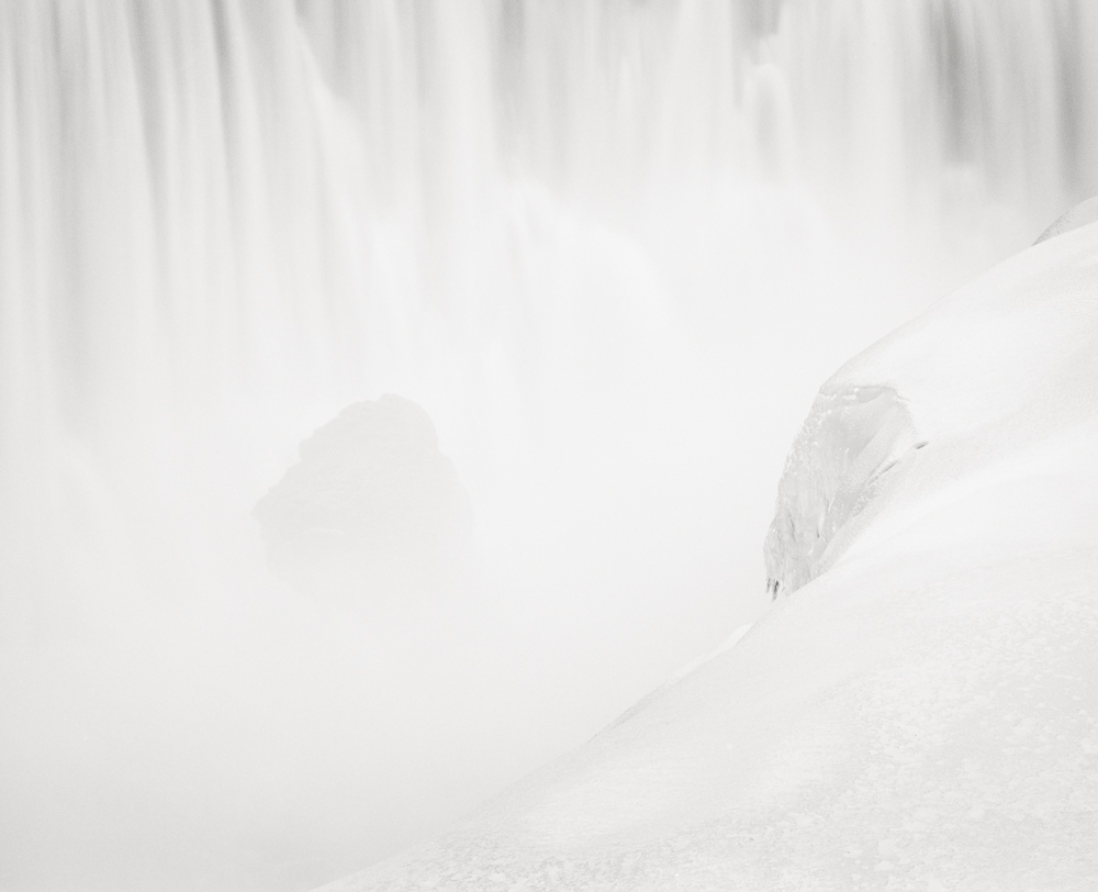 Title: Dettifoss 1, Camera: Mamiya RB 67 Pro SD, Lens: Sekor 90 mm, Film: Kodak T-Max 400, Exposure: 6”, f 8, Iceland, 2013