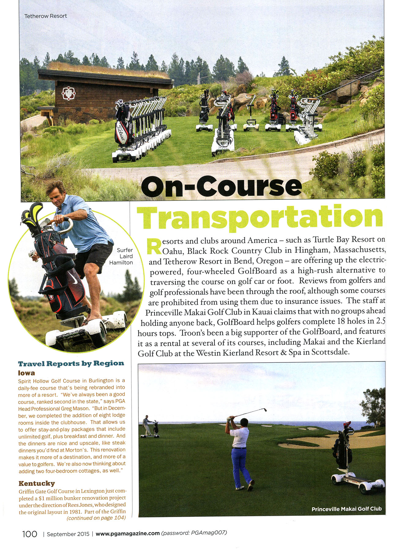 Subscribing to PGAMagazine.com would be a good idea!