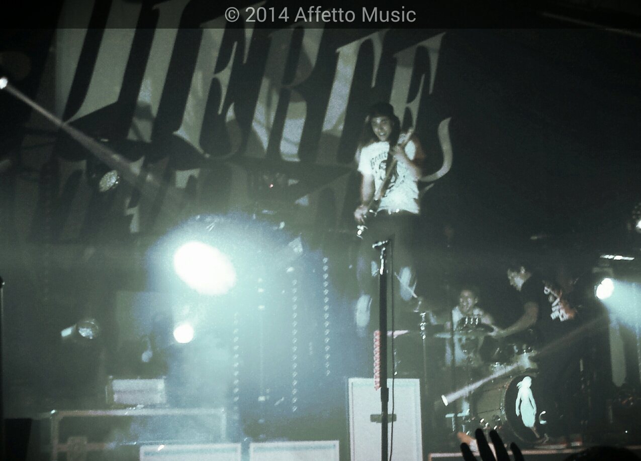 Vic Fuentes Jumping.