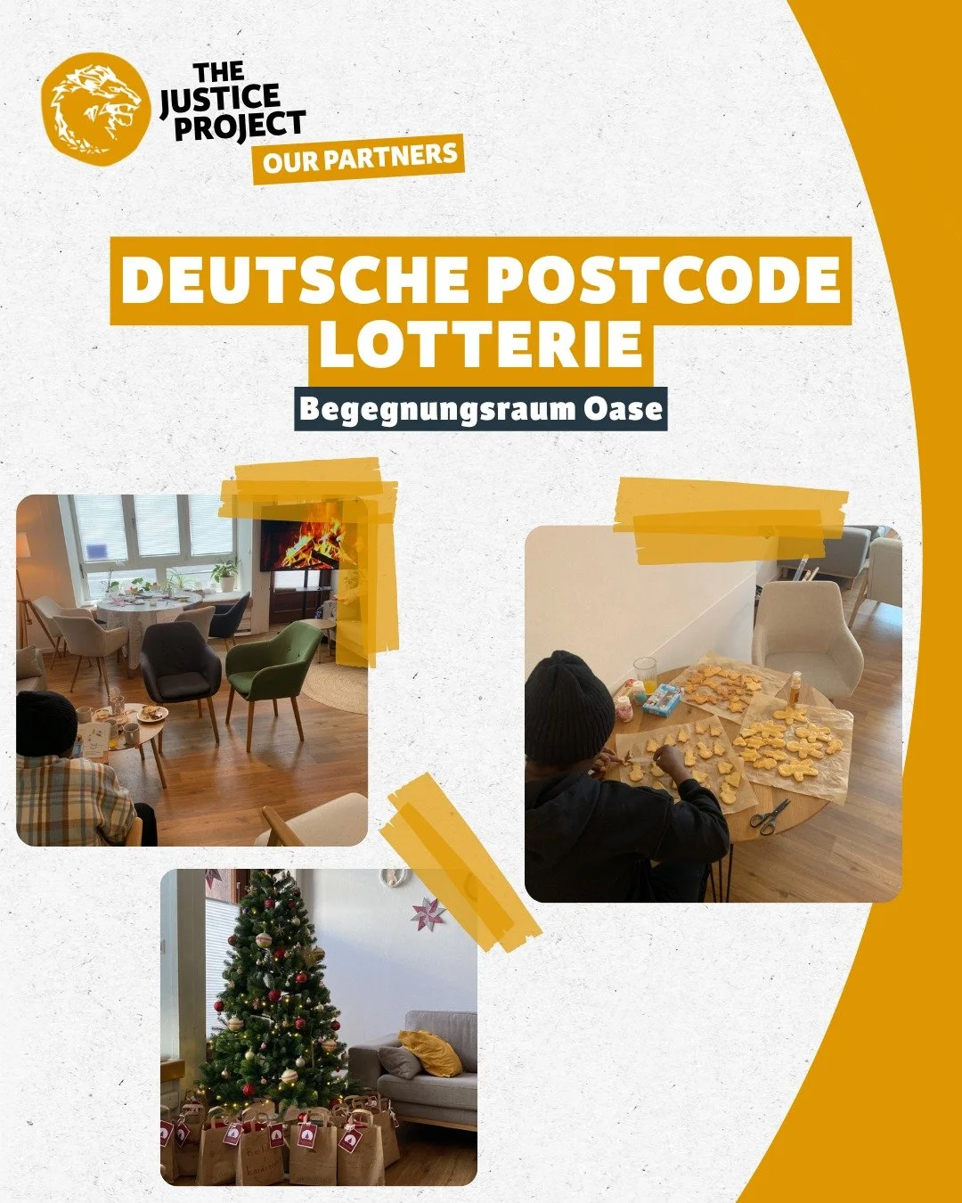 Unser Begegnungsraum OASE schafft Ver&auml;nderung- dank der Postcode Lotterie! ✨
Hier finden Frauen* in der Prostitution und von Menschenhandel Betroffene einen sicheren Ort mitten in der Stadt. Sie k&ouml;nnen Angebote wie Kunsttherapie, Sport oder