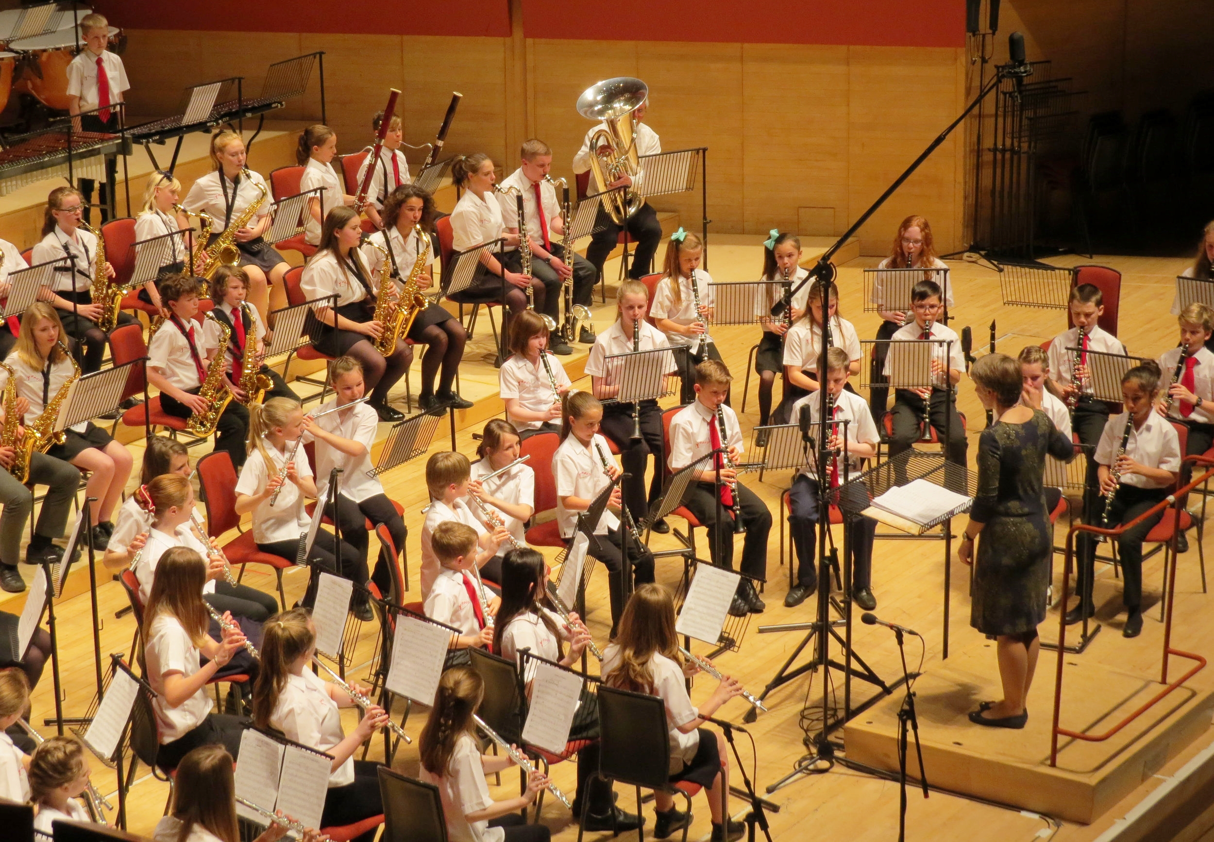 Basingstoke Area Youth Wind Training Orchestra Performing at the Anvil with TAYWB.
