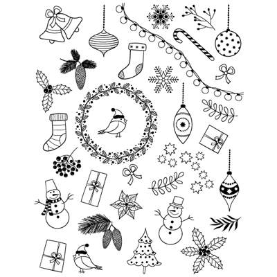 Christmas Trimmings - Ceramic Decals, Glass Decals or Enamel Decals ...