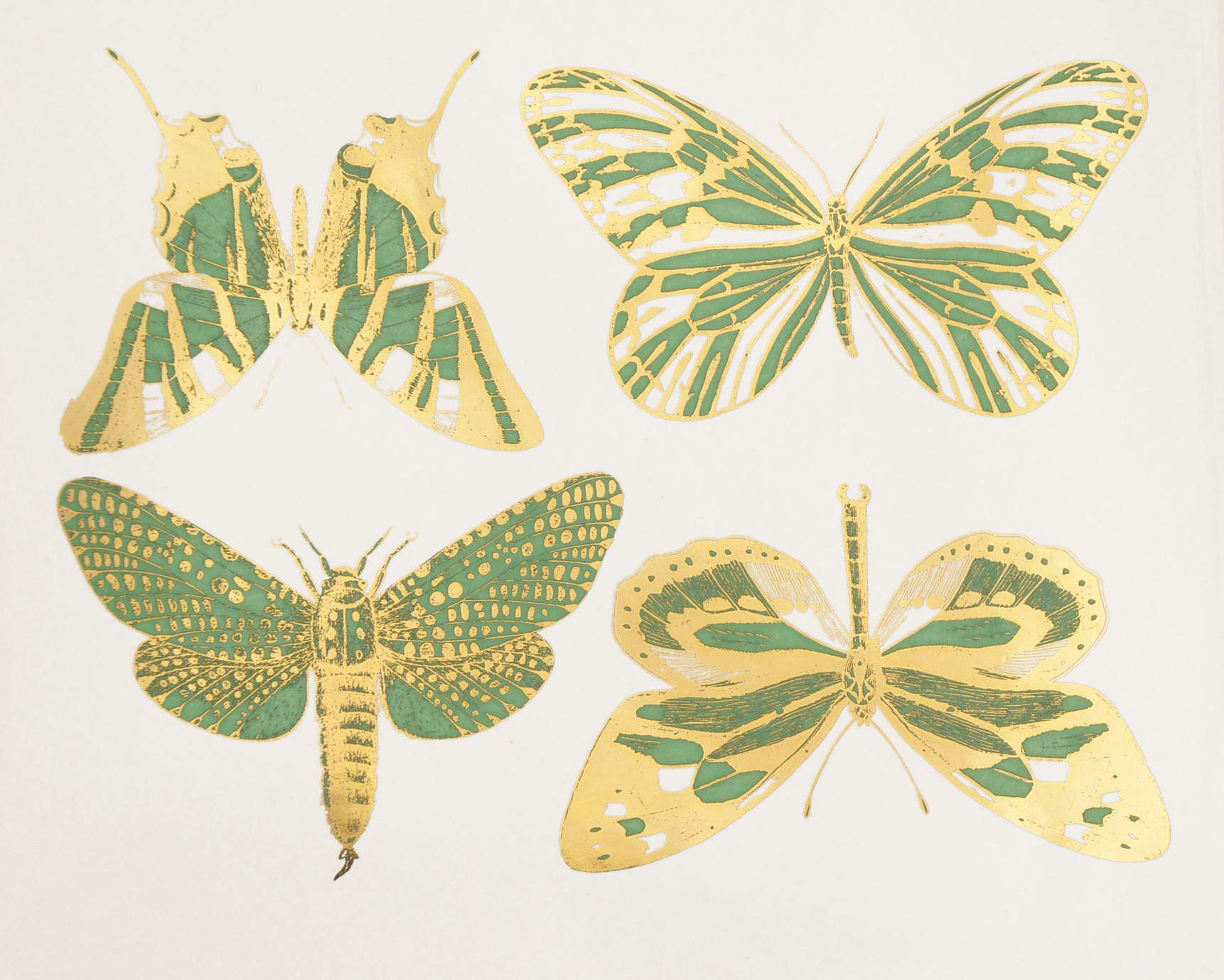 10 Oriental Butterflies Butterfly Waterslide Ceramic Decals Bx 