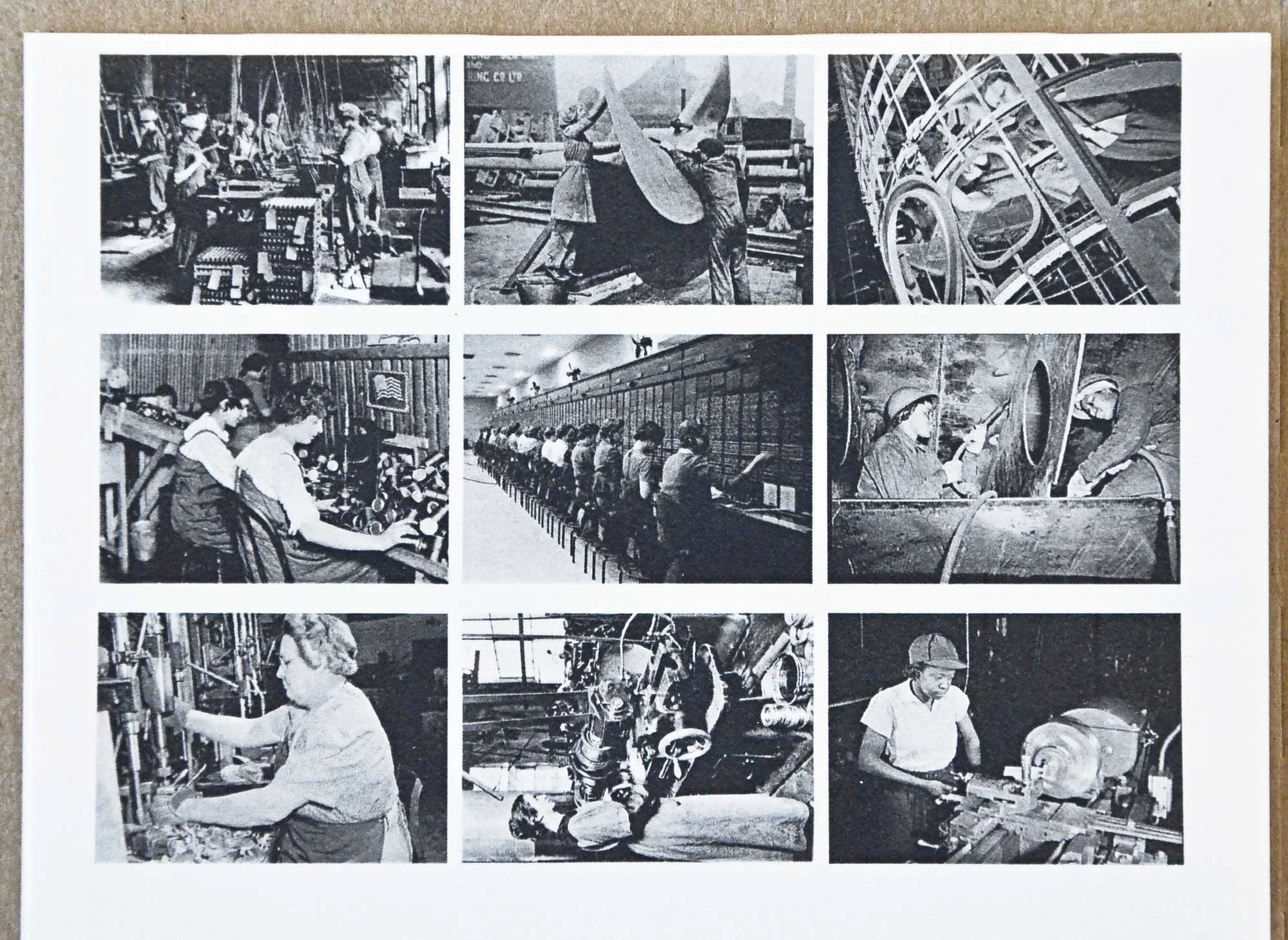 Vintage "Factory Girls" Photographs - Not Foodsafe