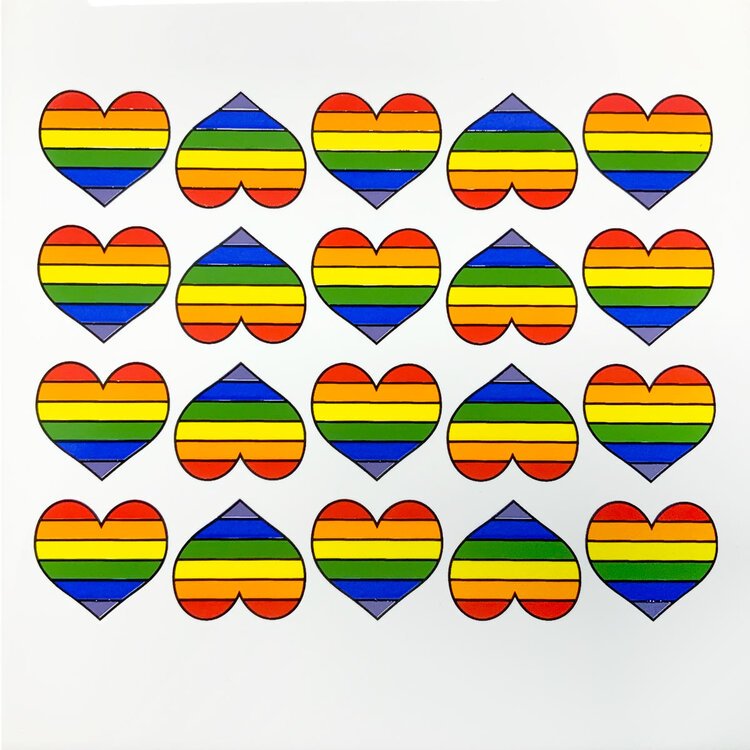 Rainbow Rhinestone Stickers – Art Dept.