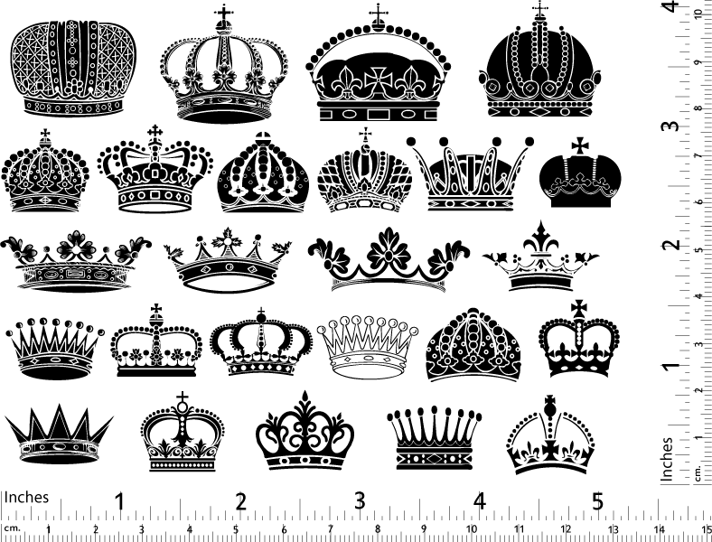 Crown Decals for Ceramic, Glass and Enamel — Ceramic Decals, Glass Fusing  Decals