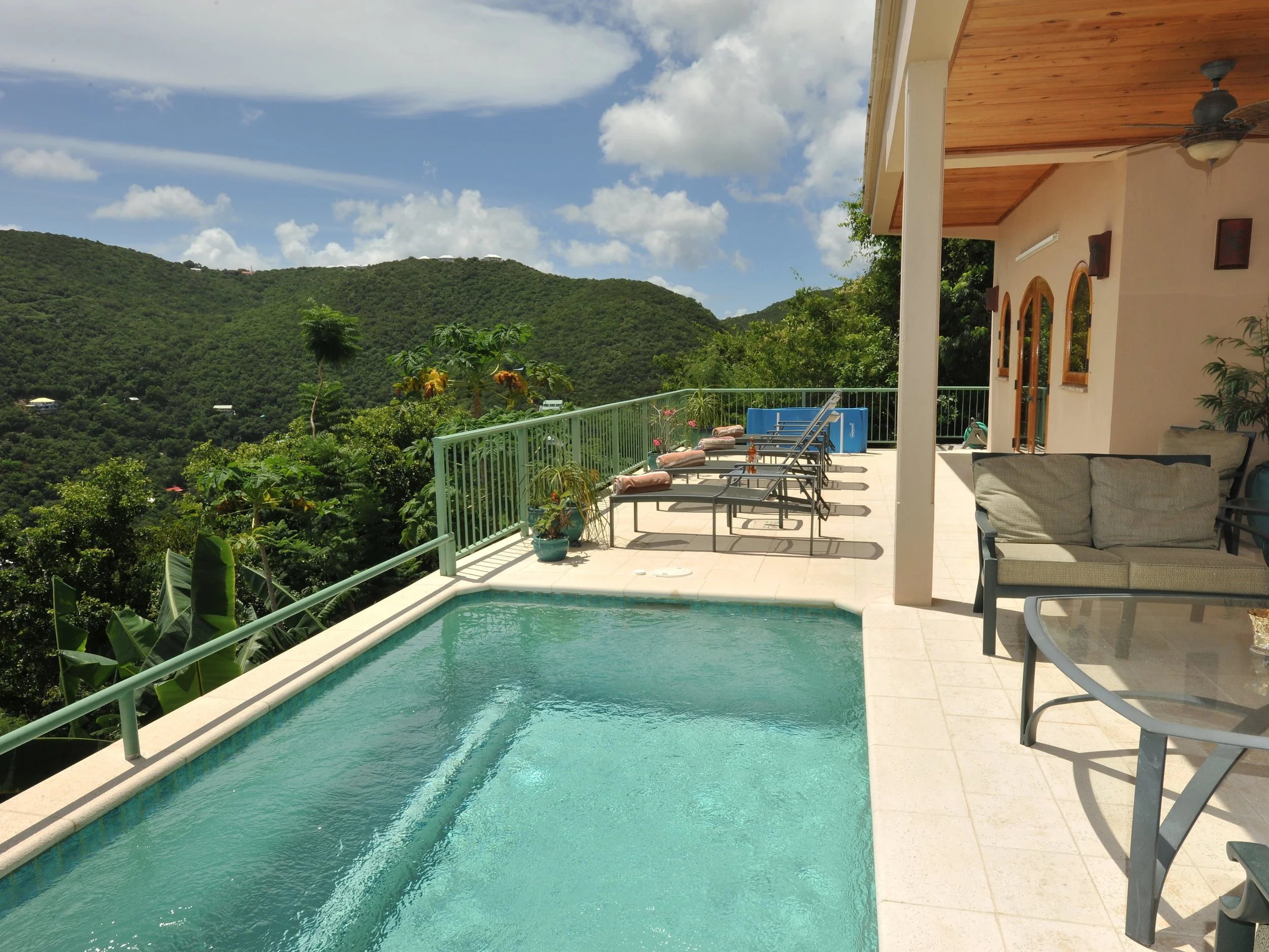 Pool and Lower Deck Area