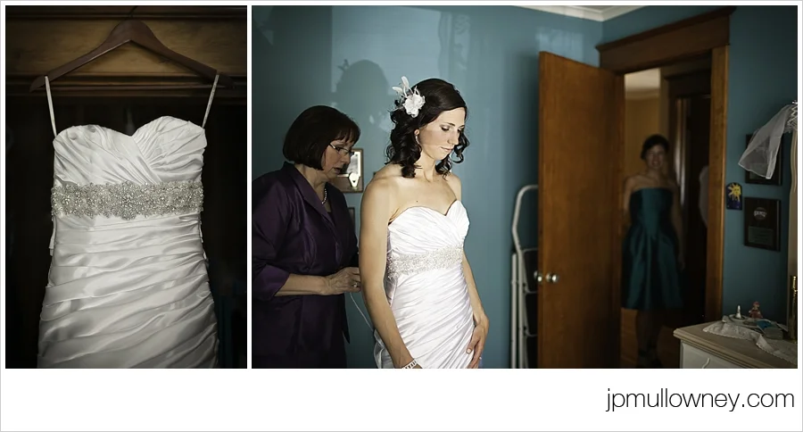 Julia getting dressed