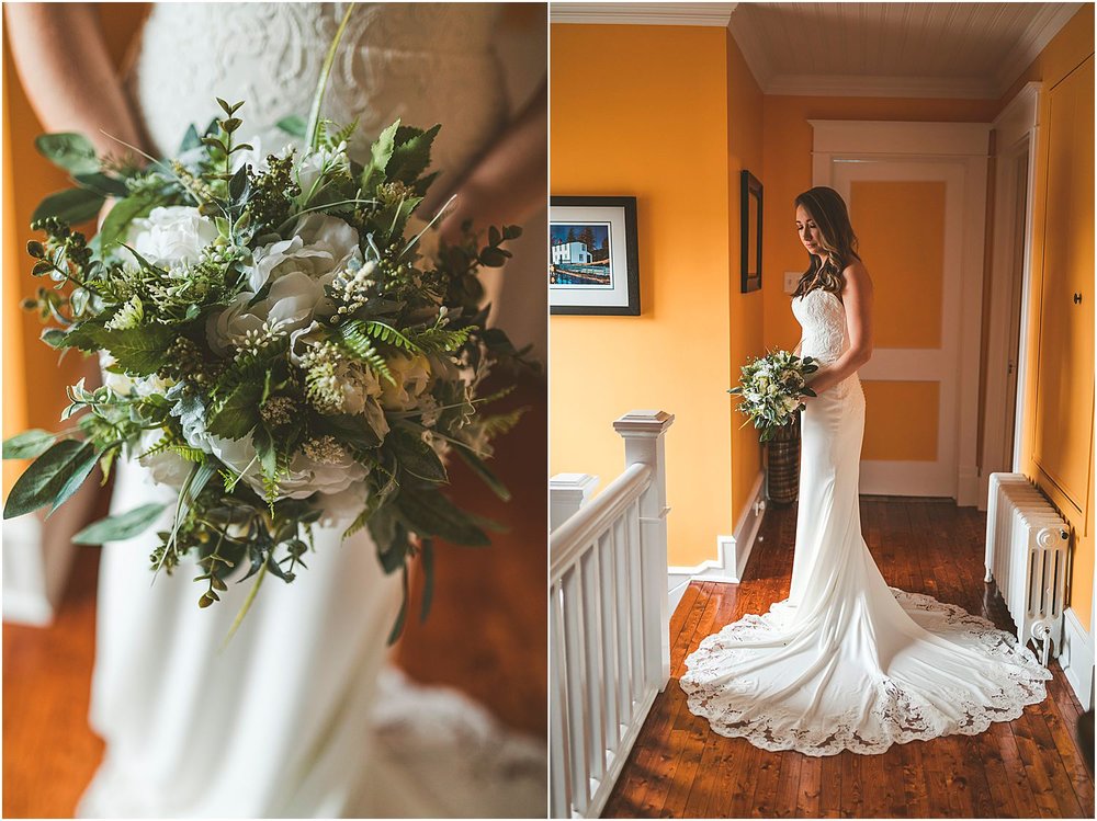 Wedding Dress and Flowers