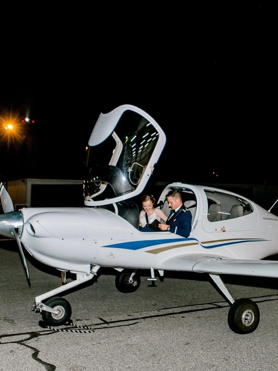 A moment I&rsquo;ll never forget&hellip; and neither will they! Nate &amp; Claire are both pilots in our military and have both flown before. BUT, this was their first flight together, on their wedding day. Capturing this memory for them was beyond m