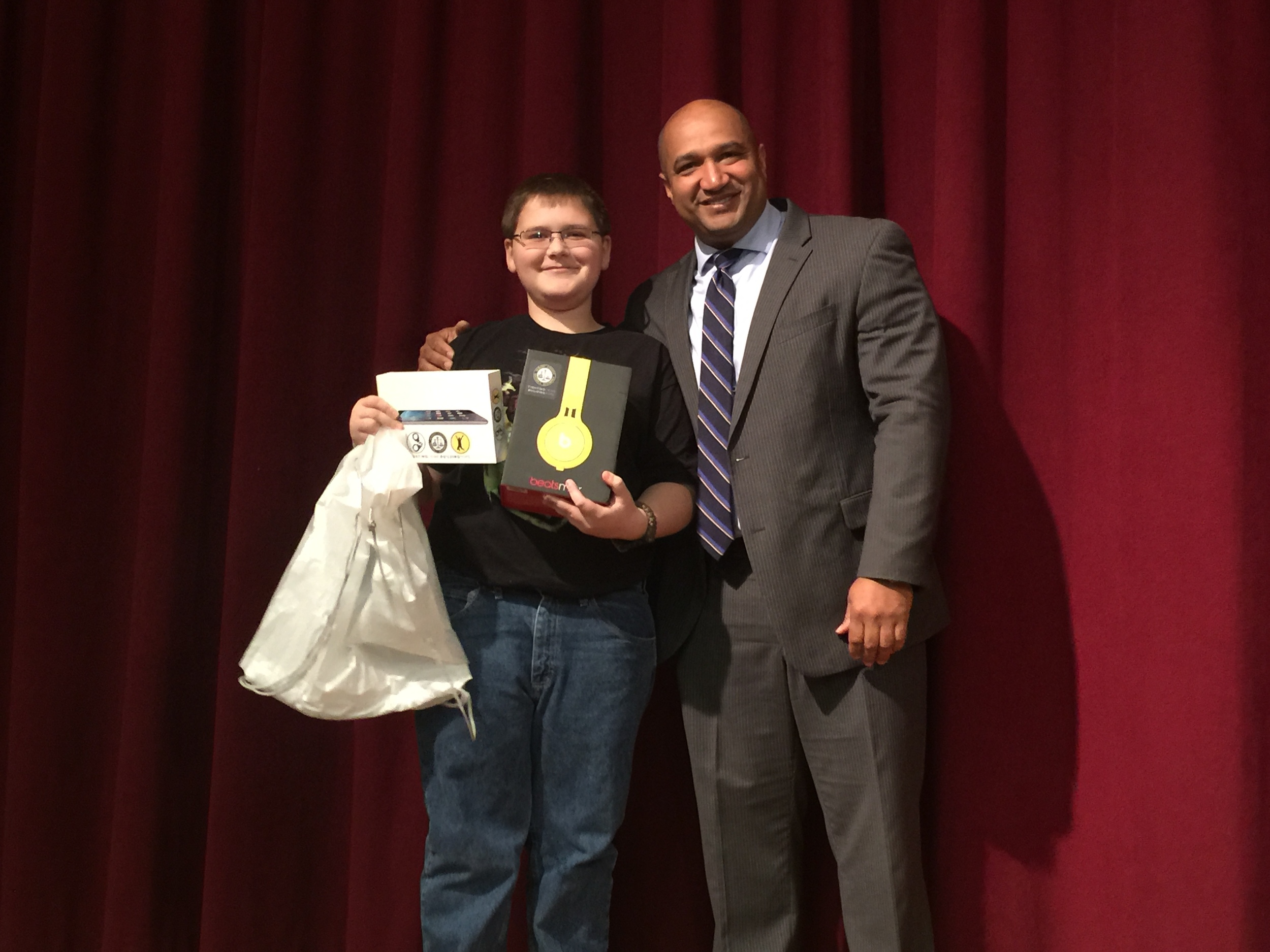 Submission 4: Jacob Haley - 8th Grade at Lisha Kill Middle School Jacob displayed his dedication to the WORDS campaign by turning his own bullying experience into a positive example for others. Jacob designed wrist bands that say “Stop Bullying. The damage is infinite.” and then handed over 100 of them out at his school. Great work Jacob!
