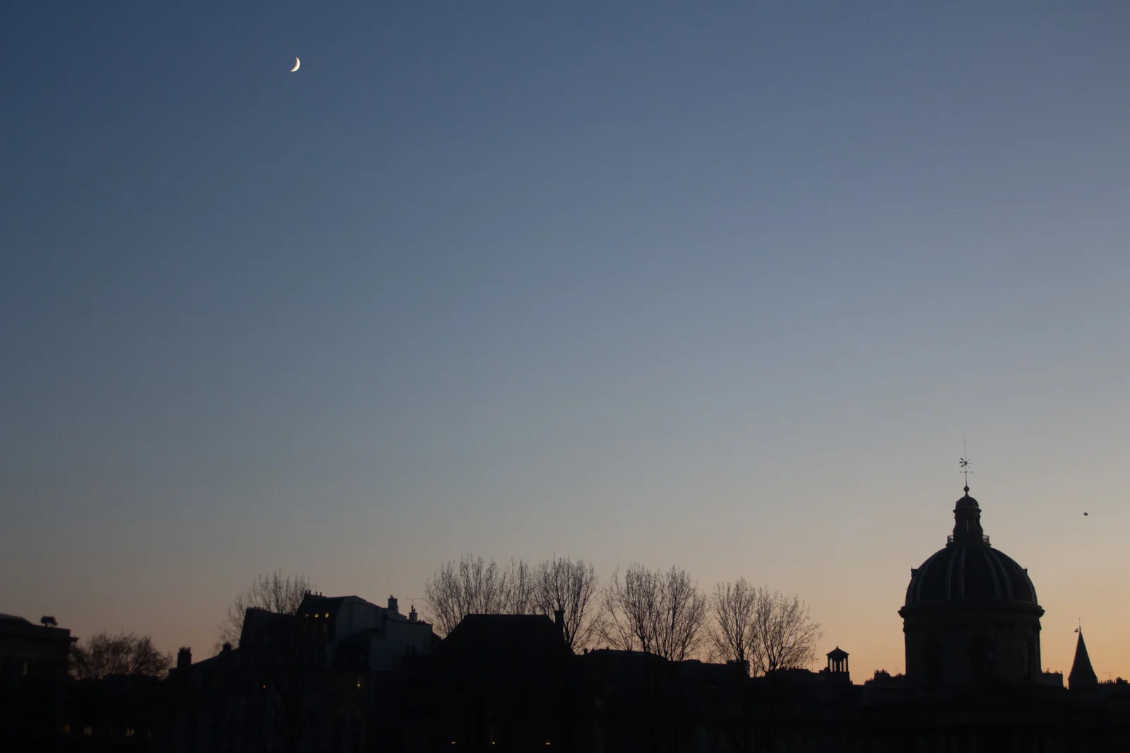Moon Over Paris, December 2018