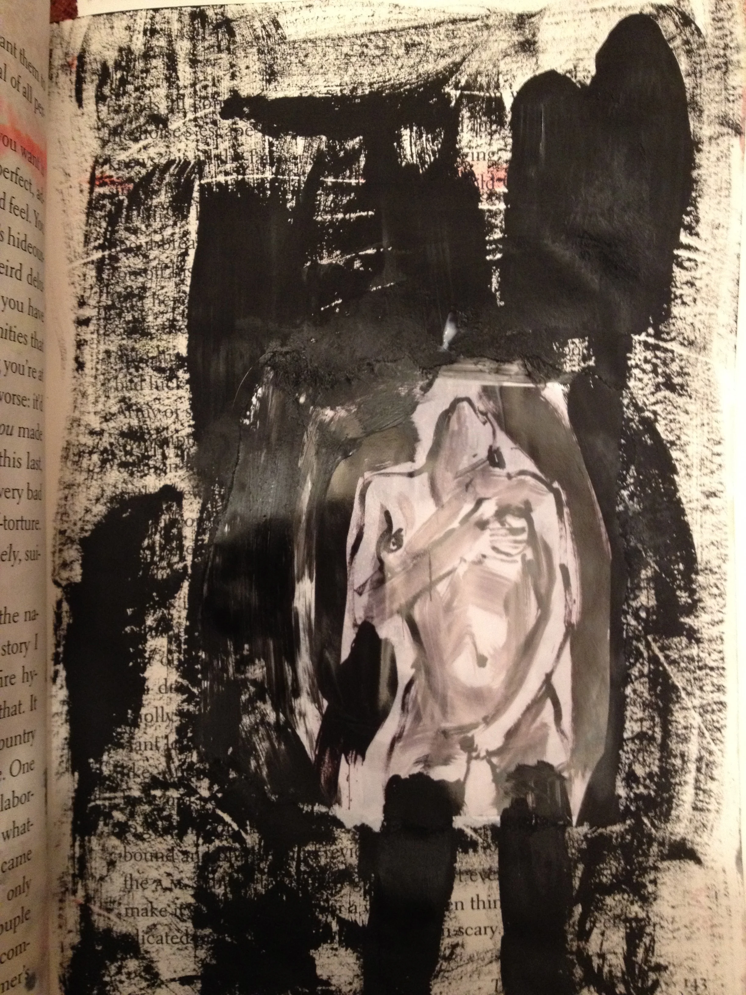 Collage/Acrylic, by Marsha Recknagel