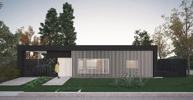 Proyecto modificaci&oacute;n casa Neuqu&eacute;n, renders @mapa_web /// ⬛️ o ⬜️???
