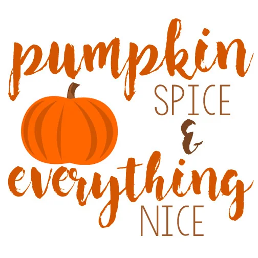 Pumpkin spice and everything nice