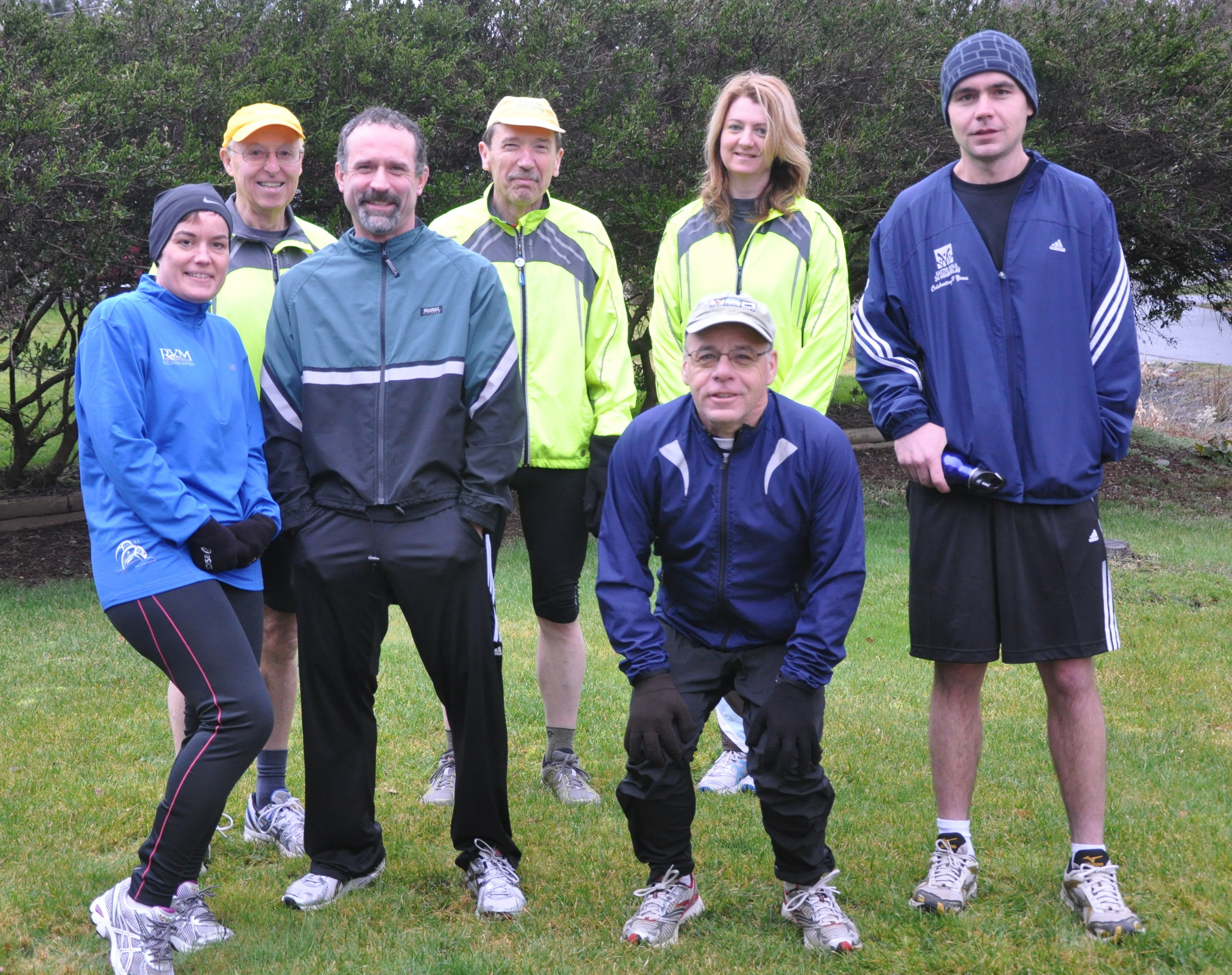  the Starr gang before a group run 