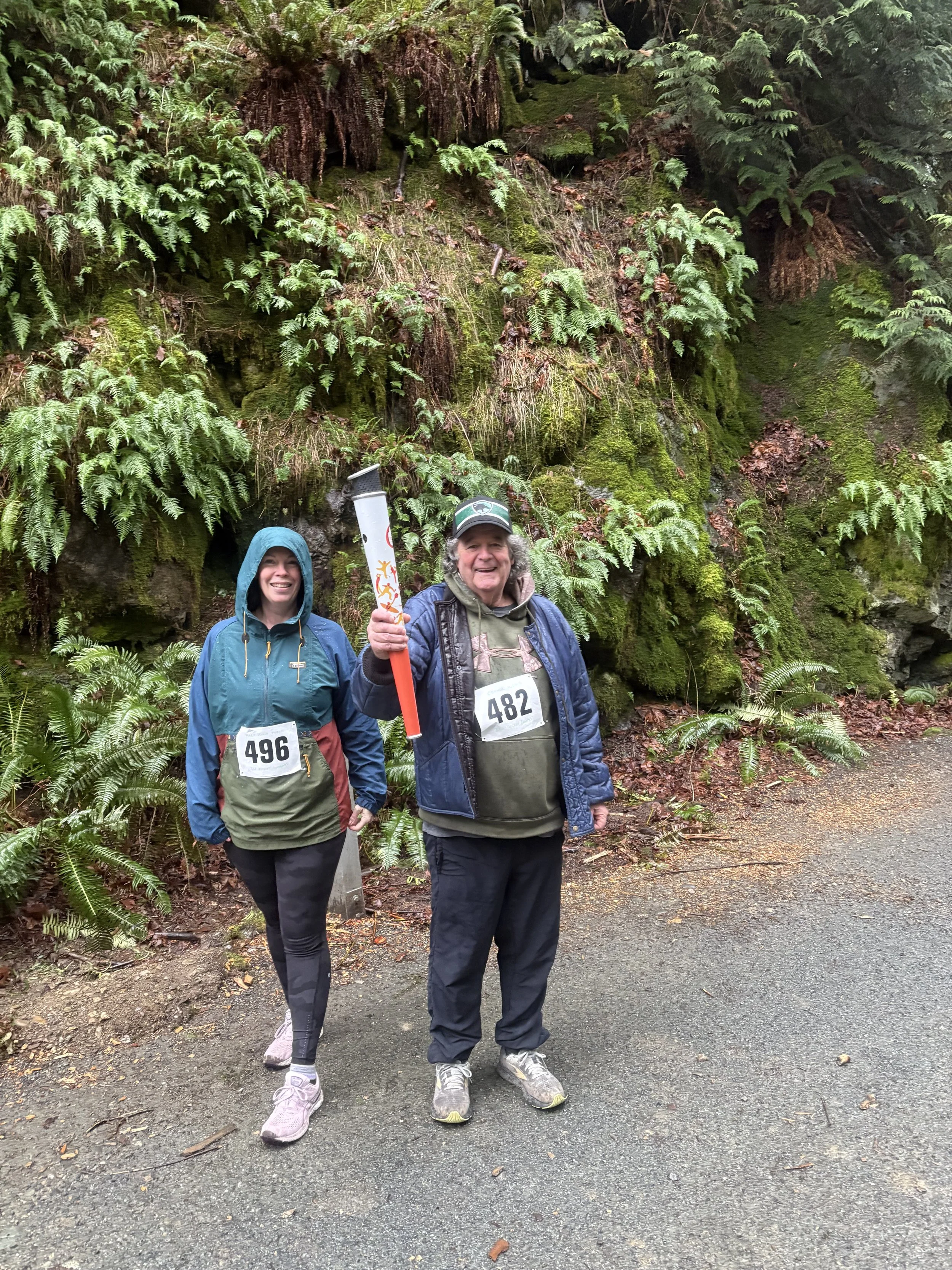 Andrea &amp; Danny, running first 2 legs