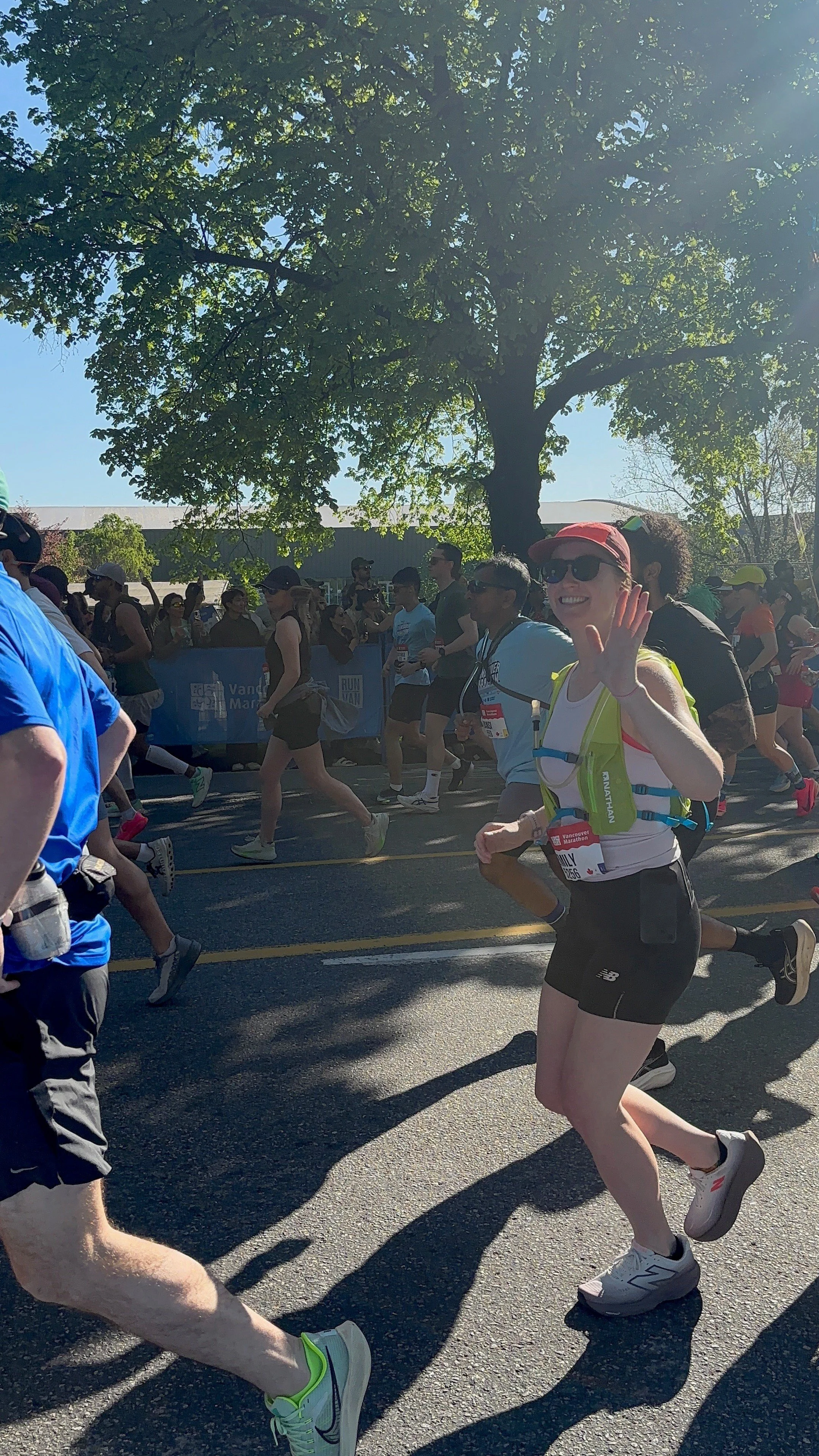 Emily on her way
