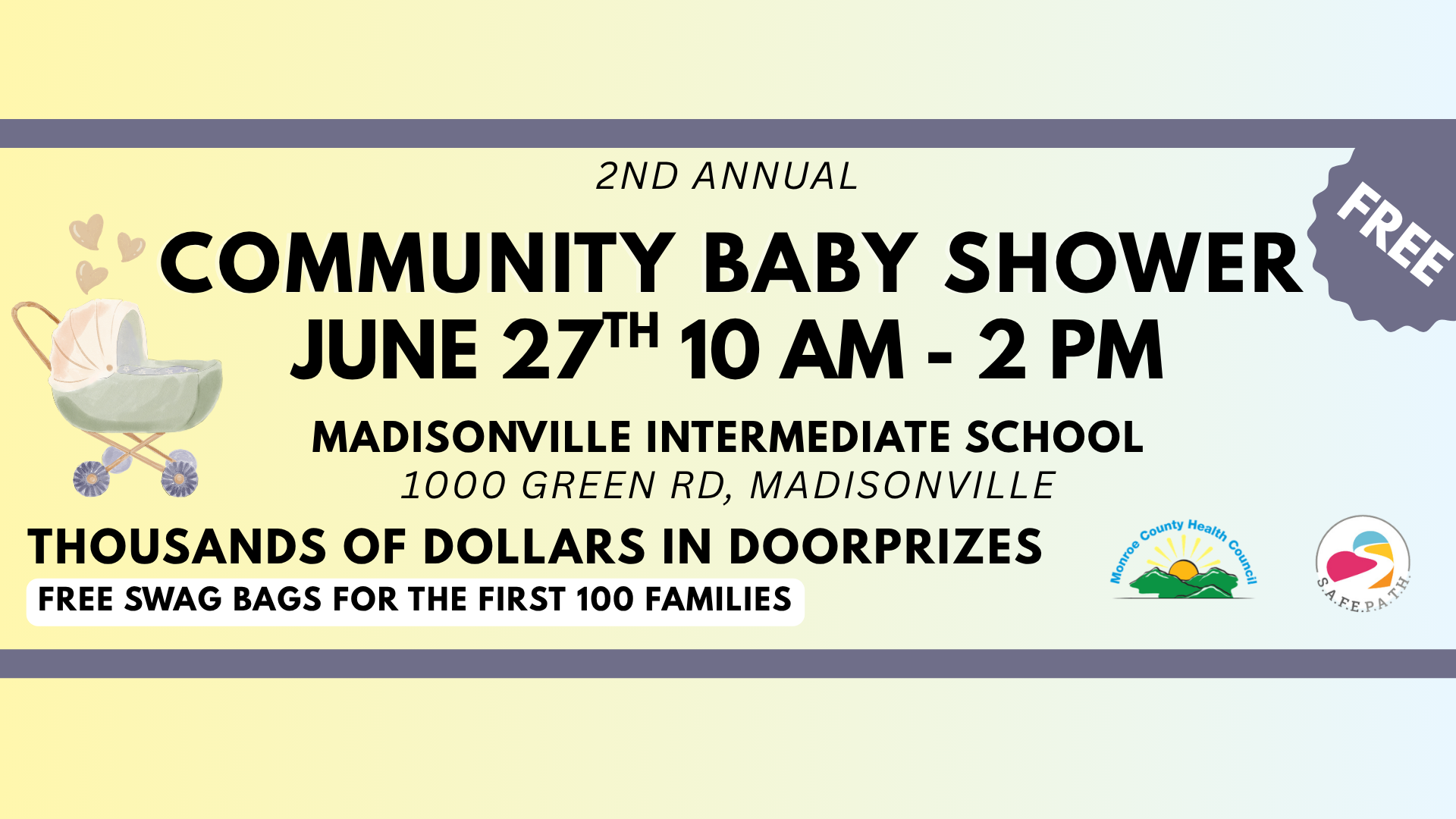 Community Baby Shower — Monroe County Health Council