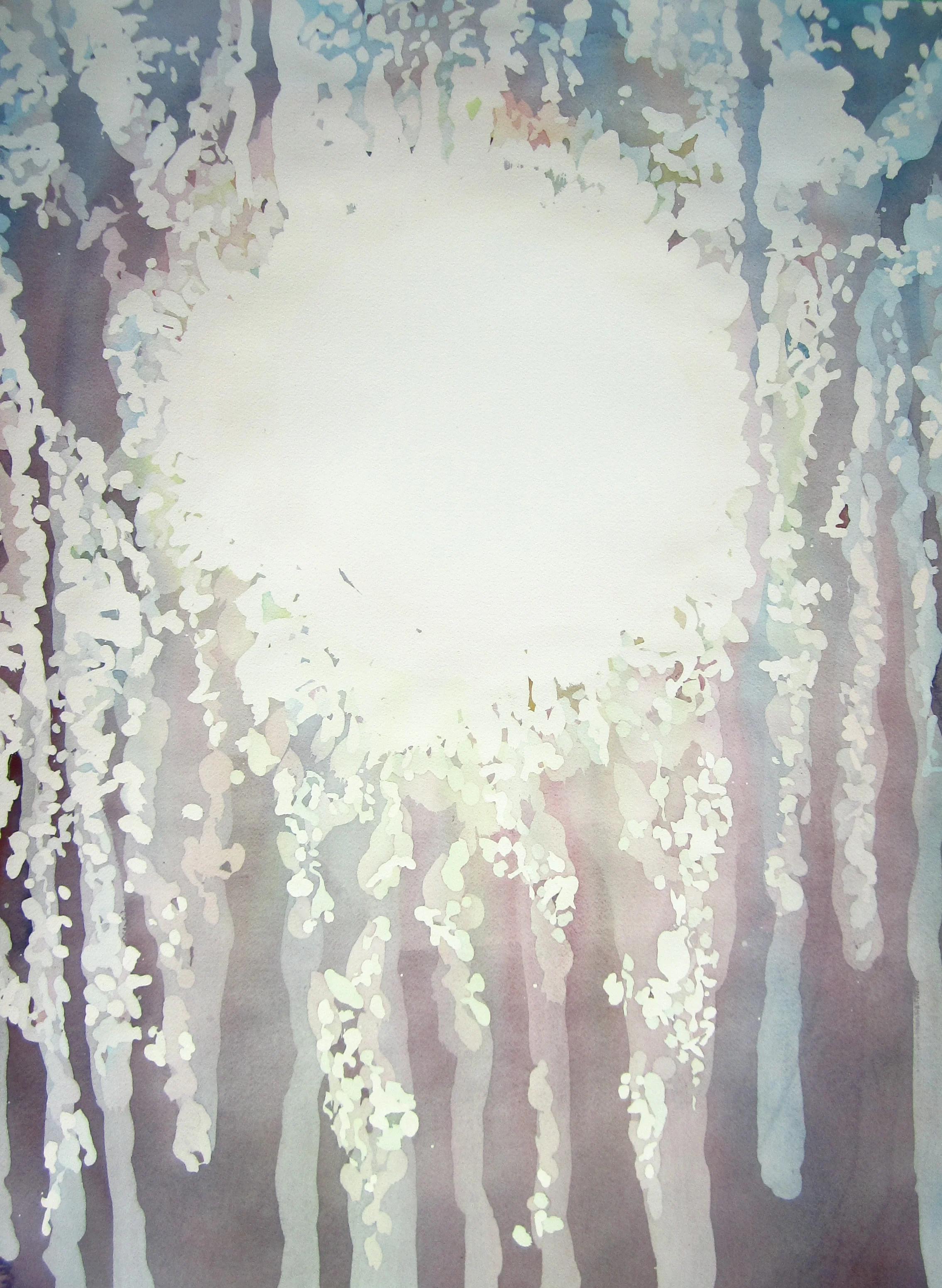   Slowburn 9,  28 x 35", Watercolour on paper, 2014  Available  Inquire  