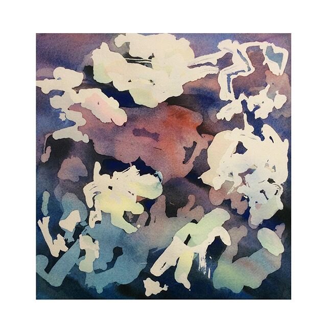 &ldquo;Last year a foolish artist, this year no change!&rdquo; watercolour on paper. 
I read the quote &ldquo;Last year, a foolish monk; This year, no change!&rdquo; from Japanese poet/monk Ryokan and laughed out loud. Wonderful. We are what we are. 