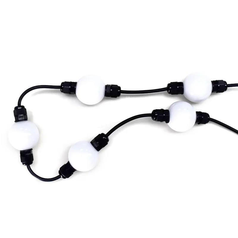 DMX RGB 像素發光球 80顆