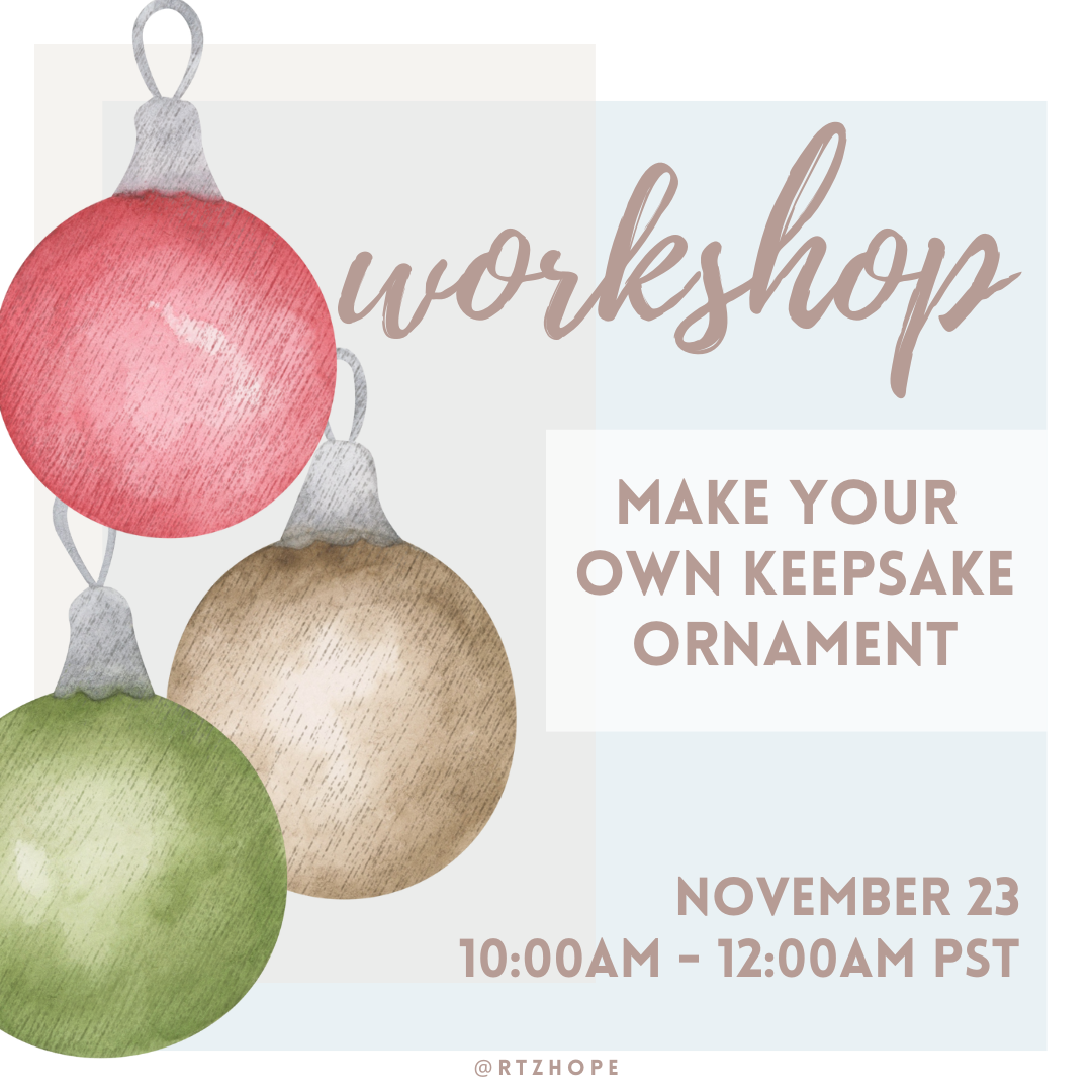 Make Your Own Keepsake Ornament 