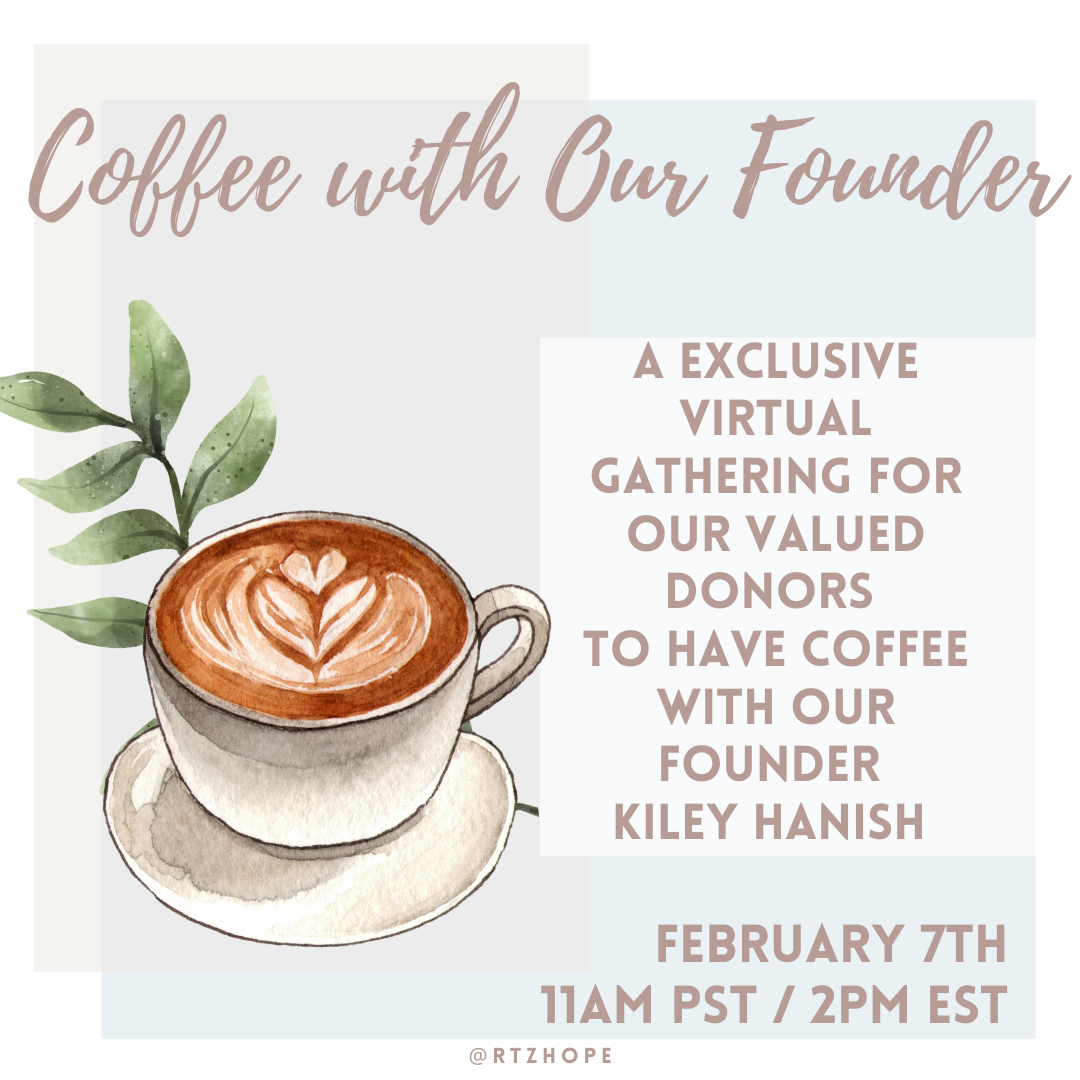 Coffee with Our Founder: An Exclusive Virtual Gathering for Our Valued Donors