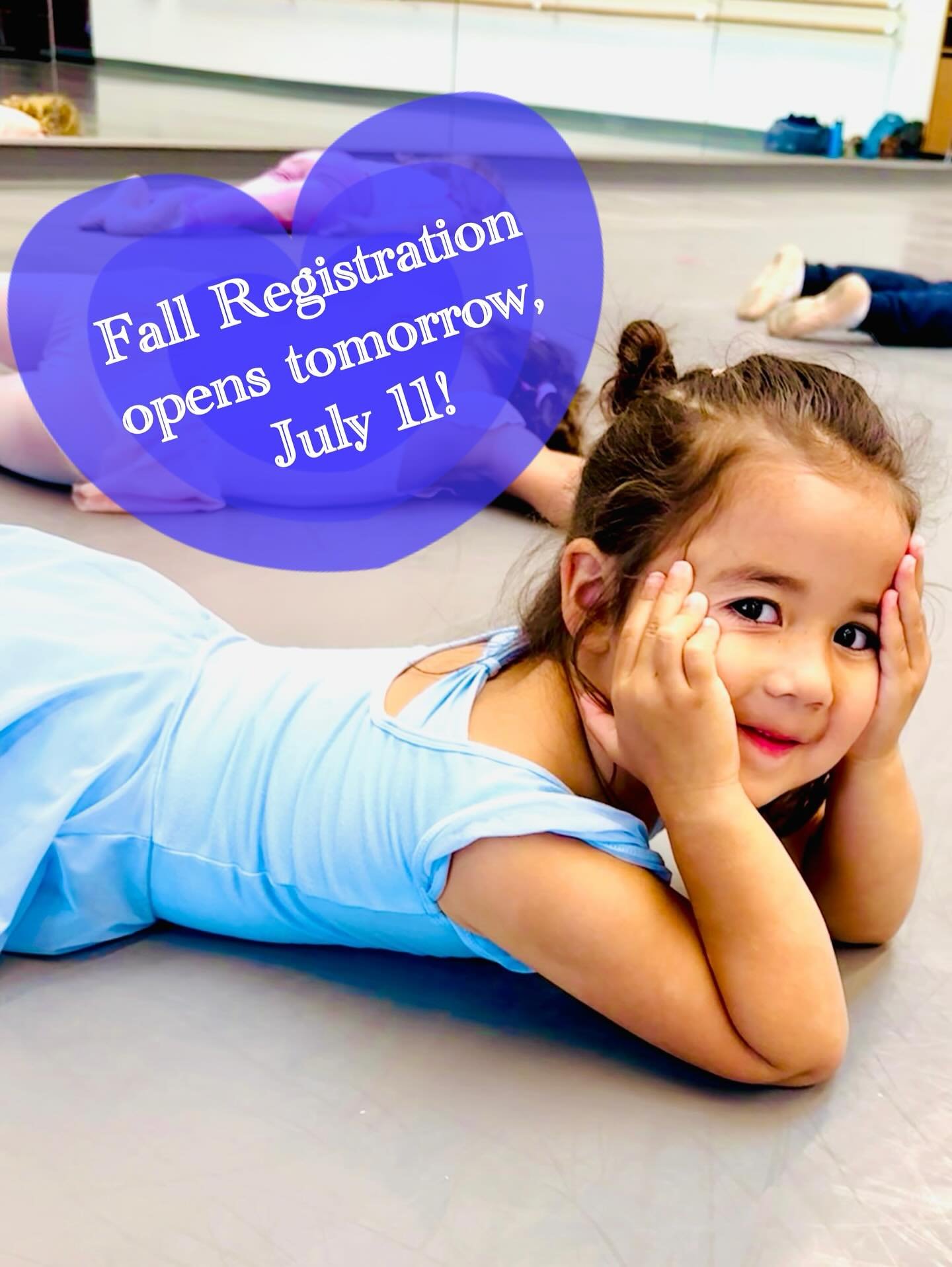 We can barely contain our excitement! Registration for our Fall classes will open tomorrow, July 11. 

New to registering with us? Set up your account in our portal today so registering tomorrow will be quick and easy! 

Click the link in our bio or 