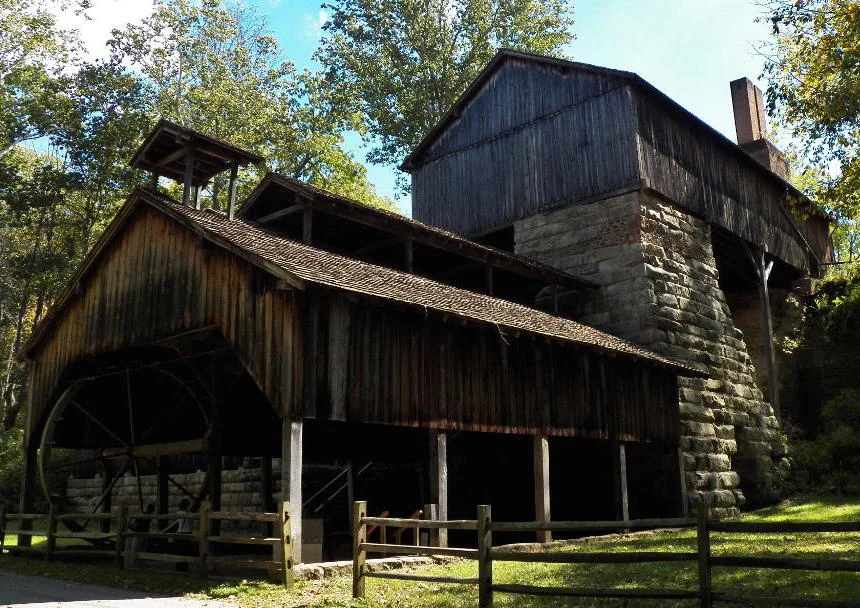 Buckeye Furnace - off the beaten path and well worth a visit. You can hike up top. Nice spot for resting or a picnic.