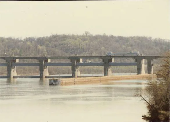 Older pic of the Reedsville Locks & Dam on the Ohio River.
